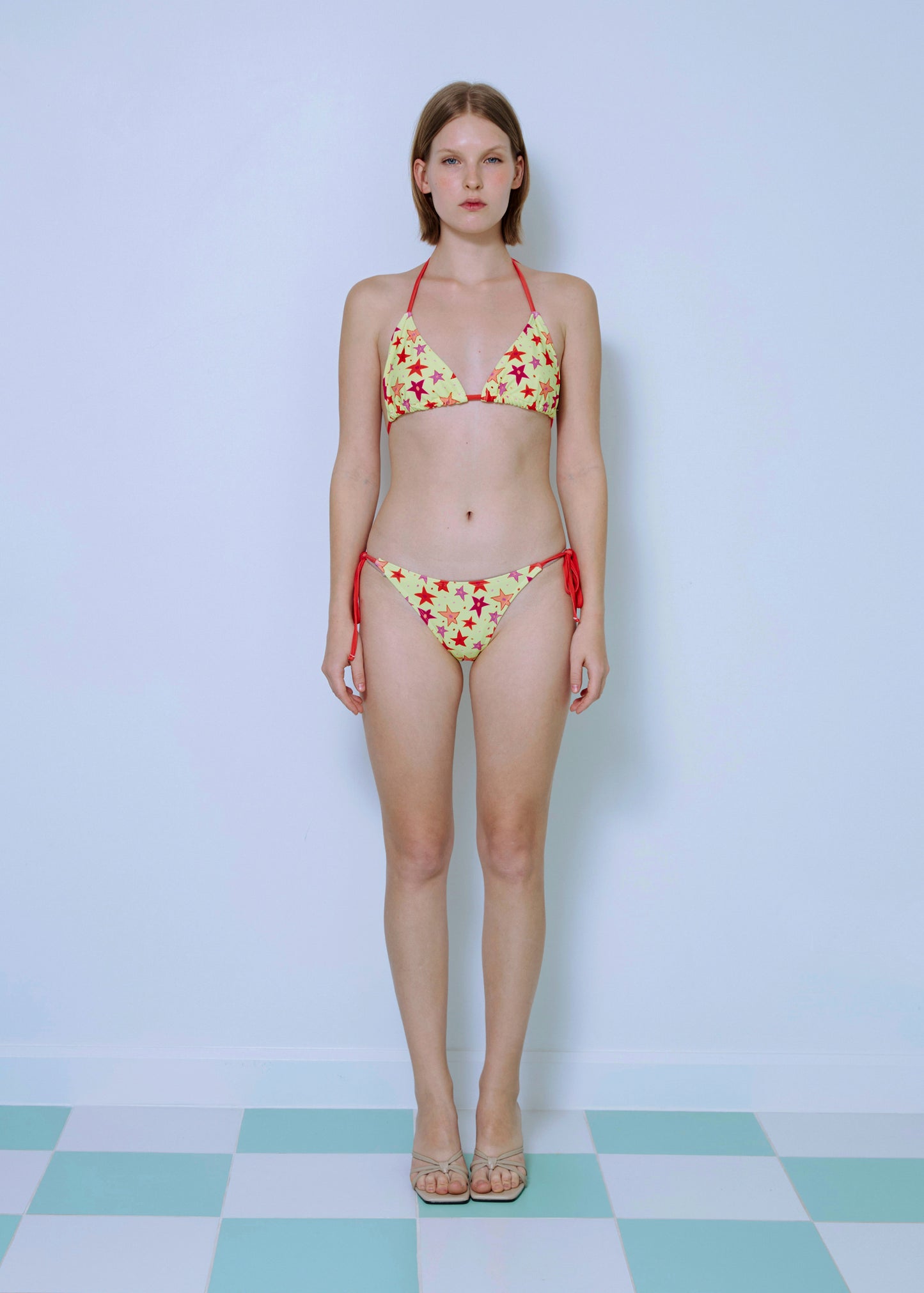 Drawing Star Triangle Bikini_Yellow