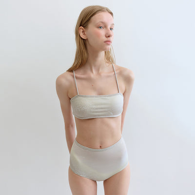 Splash Bandeau Bikini_Beige