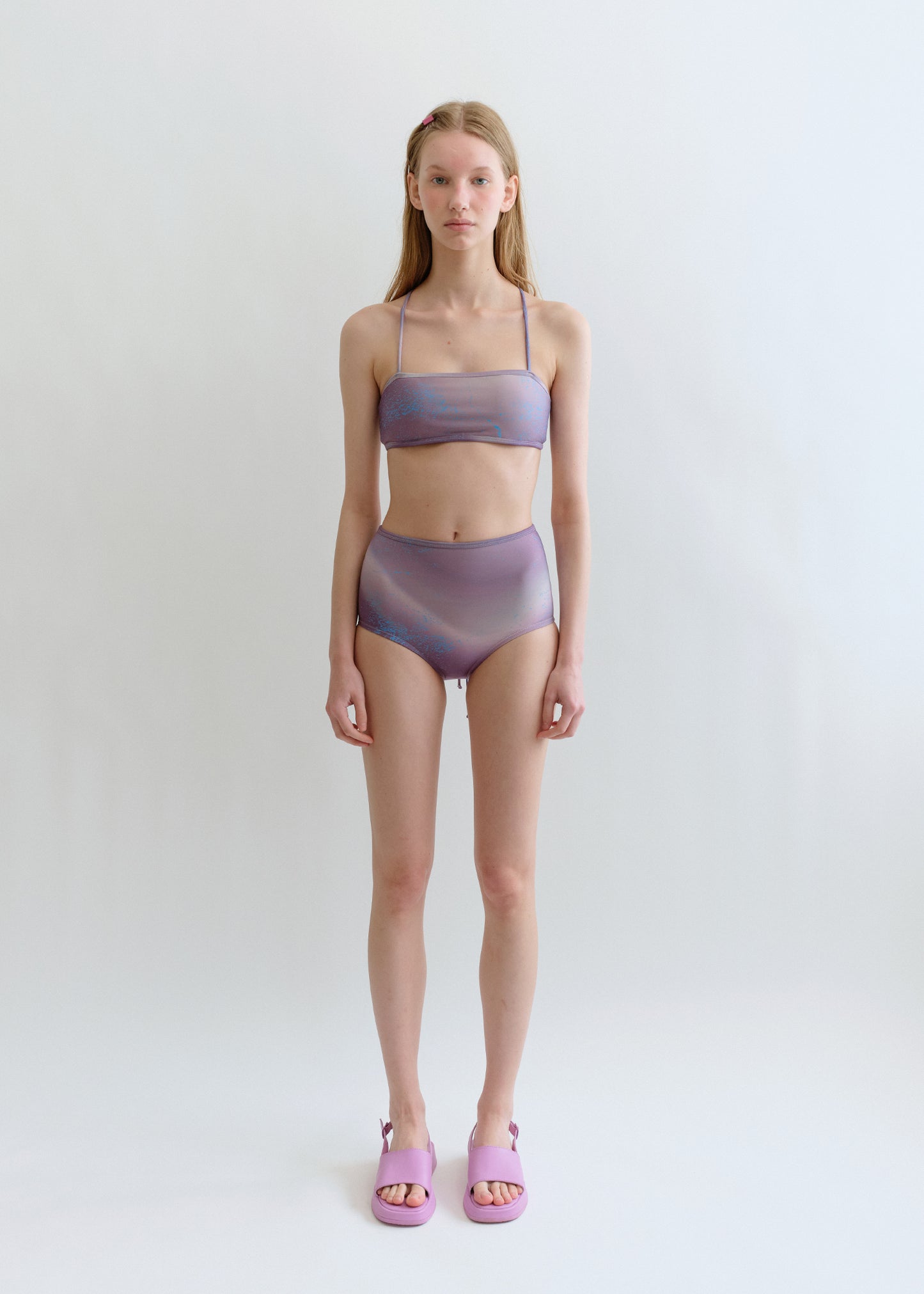 Splash Bandeau Bikini_Purple