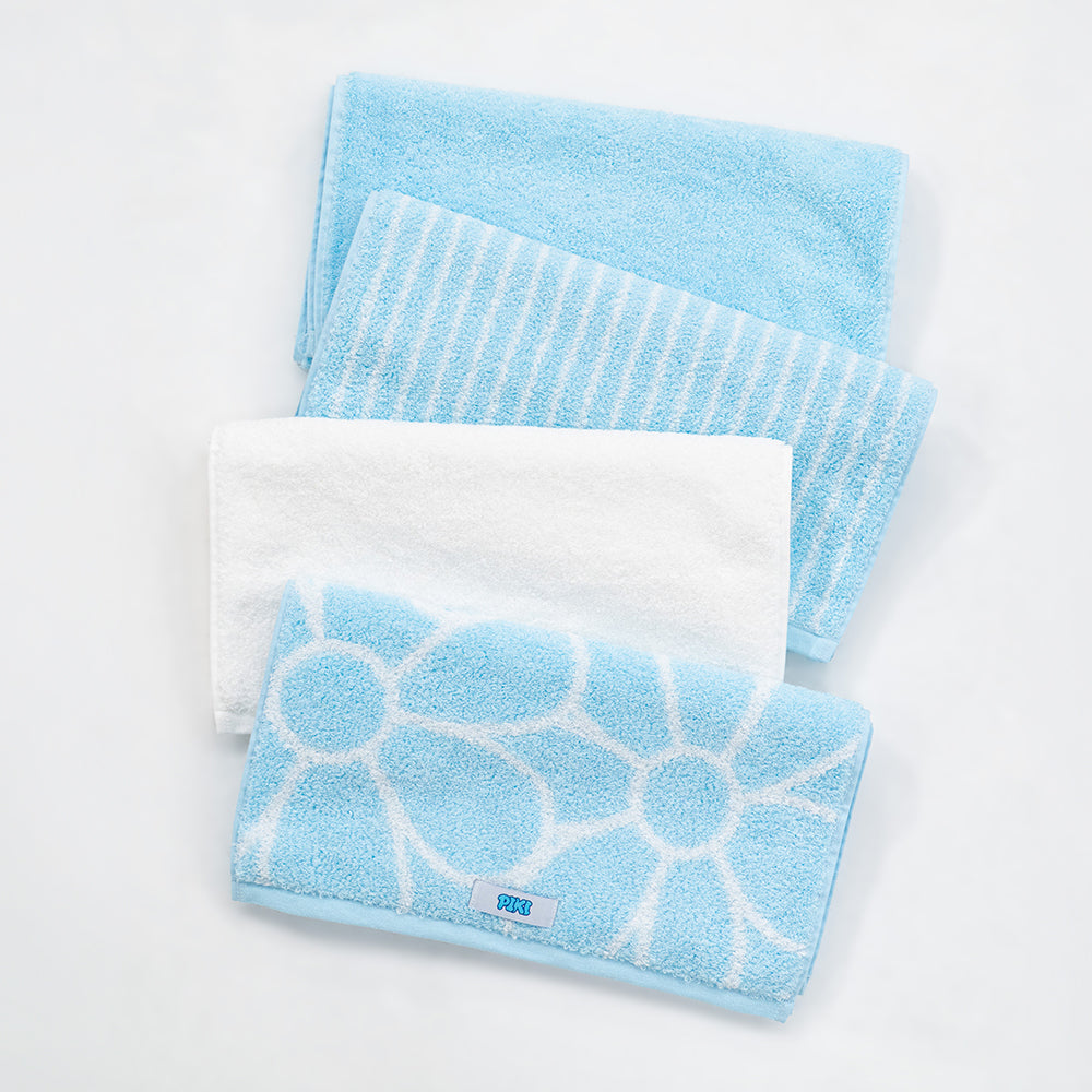 PIKI Blue Towel Set (4pcs)
